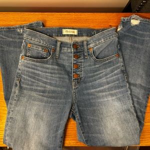 Madewell Cali Demi Boot Jeans Size 26